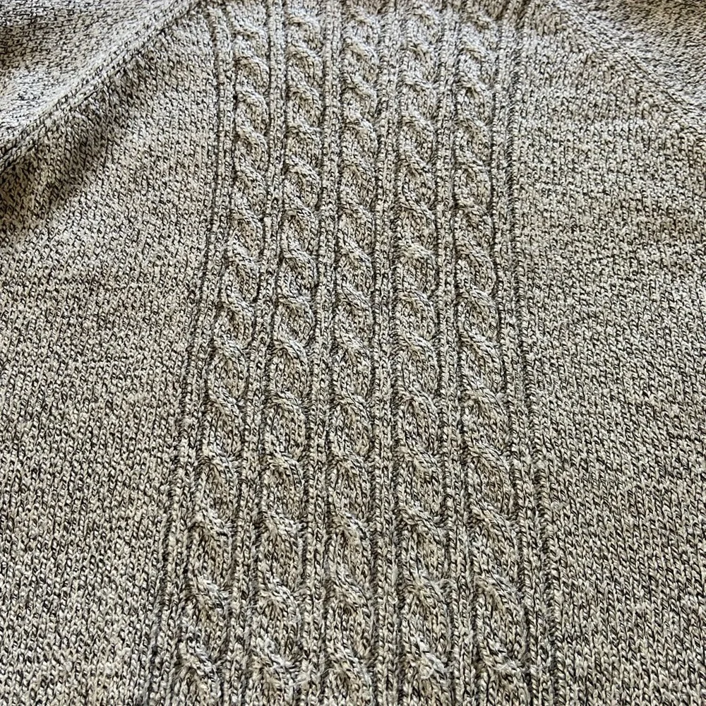 Karen Scott Heathered Gray Mock Neck Sweater Size PL - Picture 8 of 10
